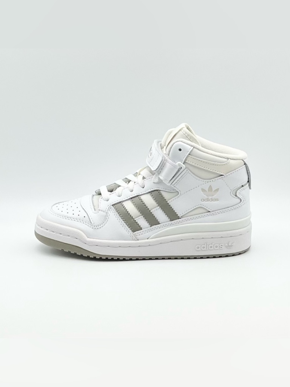 Adidas Originals Forum Mid Woman’s Footwear White/Silver Pebble/Off White Size 5